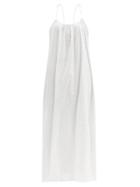 Matchesfashion.com Loup Charmant - Swiss Dot Cotton Maxi Dress - Womens - White