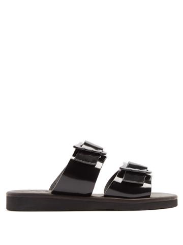 Ancient Greek Sandals Iaso Patent-leather Sandals