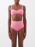 Cossie+co - The Isla Bikini Top - Womens - Mid Pink