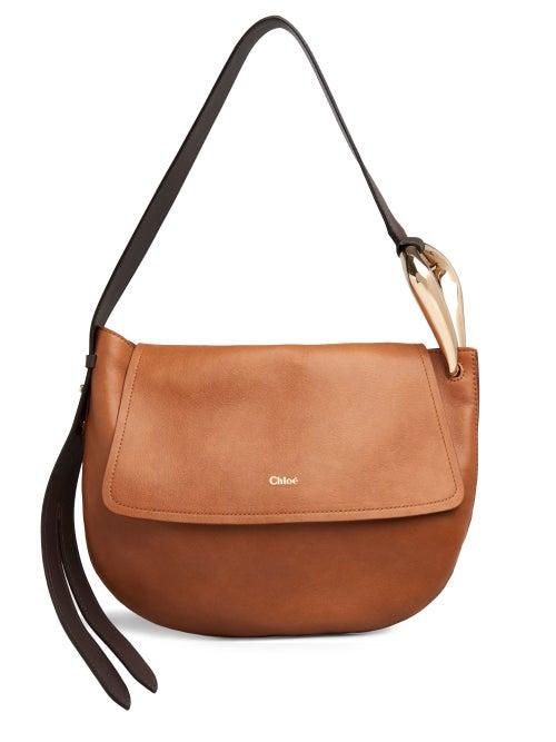 Matchesfashion.com Chlo - Kiss Leather Shoulder Bag - Womens - Tan Multi