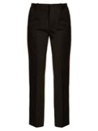 Givenchy Straight-leg Wool Cropped Trousers