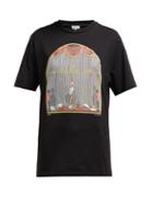 Matchesfashion.com Loewe - Queen's Guard Print Cotton T Shirt - Womens - Black Multi