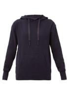 Matchesfashion.com Ernest Leoty - Noemie Cotton Hooded Sweatshirt - Womens - Navy