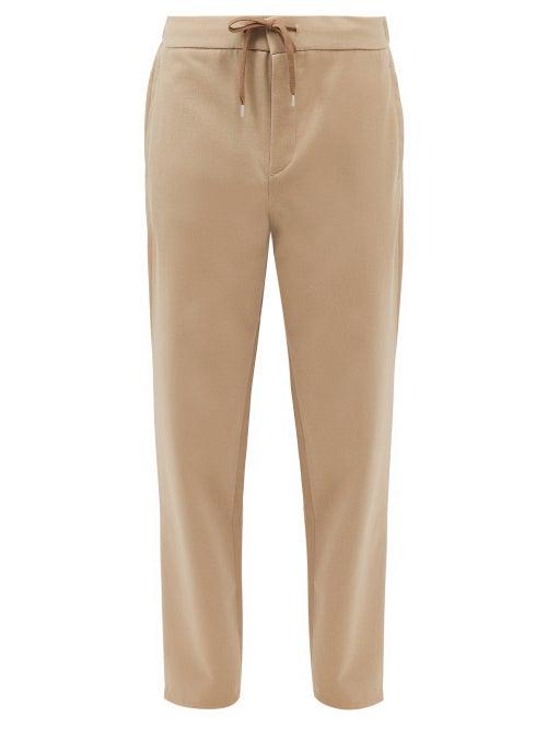 A.p.c. - Etienne Wool-blend Twill Chinos - Mens - Beige