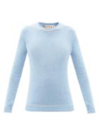 Matchesfashion.com Marni - Cashmere Sweater - Womens - Light Blue