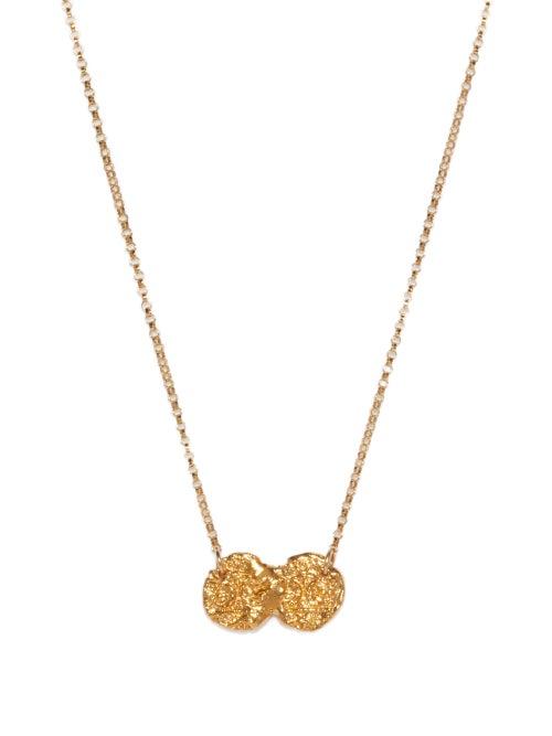Alighieri - The Path Of The Moons 24kt Gold-plated Necklace - Womens - Gold