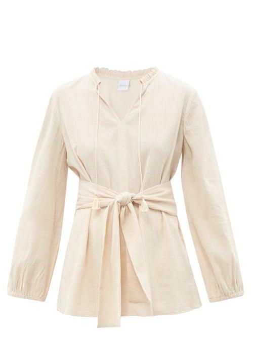 Max Mara Beachwear - Acline Top - Womens - Beige