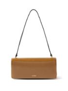 Jil Sander - Small Crinkled-leather Shoulder Bag - Womens - Khaki