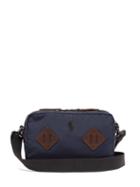 Matchesfashion.com Polo Ralph Lauren - Mountain Leather Trimmed Cross Body Bag - Mens - Navy