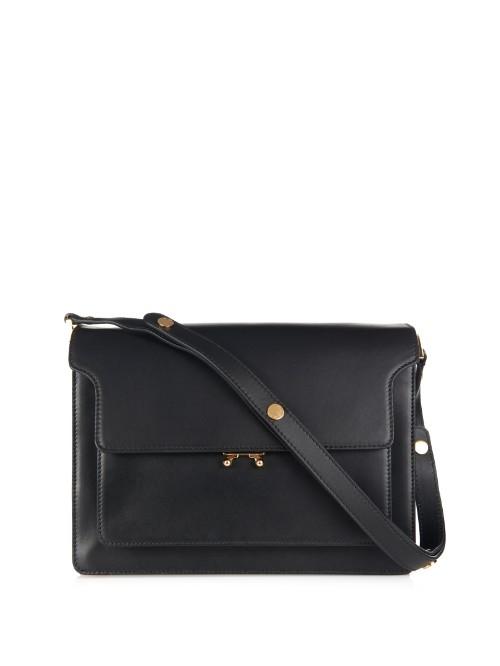 Marni Trunk Large Leather Shoulder Bag