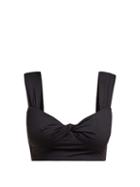 Matchesfashion.com Marysia - Lehi Knotted Bikini Top - Womens - Black