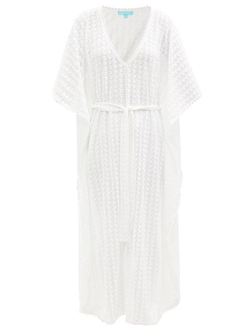Melissa Odabash - Tara Crochet-knit Kaftan - Womens - White
