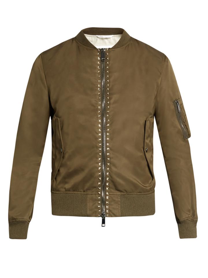 Valentino Rockstud Untitled #15 Bomber Jacket