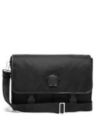 Mens Bags Versace - Medusa-plaque Technical Messenger Bag - Mens - Black