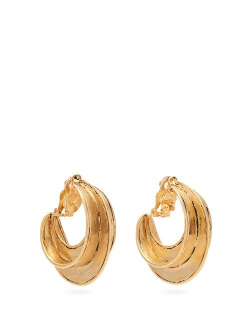 Matchesfashion.com Wai Wai - Jamaique Clip Earrings - Womens - Gold