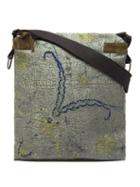 Matchesfashion.com By Walid - 19th-century Embroidered Silk Cross-body Bag - Mens - Brown Multi