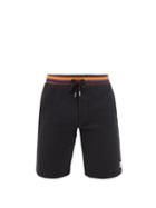 Paul Smith - Artist-stripe Cotton Pyjama Shorts - Mens - Black