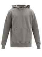 Matchesfashion.com Ksubi - Seeing Lines Cotton-jersey Hooded Sweatshirt - Mens - Grey