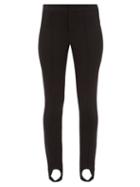 Matchesfashion.com Moncler Grenoble - Stirrup Skinny Fit Ski Trousers - Womens - Black
