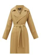 Matchesfashion.com A.p.c. - Bakerstreet Belted Twill Coat - Womens - Camel