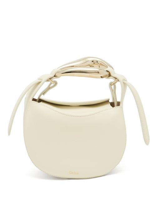 Chlo - Kiss Leather Cross-body Bag - Womens - White