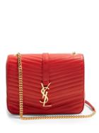 Matchesfashion.com Saint Laurent - Sulpice Small Leather Bag - Womens - Red