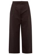 Matchesfashion.com Craig Green - Pleated Cotton Crepe Worker Trousers - Mens - Black