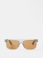 Tom Ford Eyewear - Philippe D-frame Flat-top Acetate Sunglasses - Mens - Grey Multi