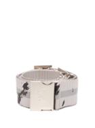 Matchesfashion.com A-cold-wall* - Reflective Stripe Industrial Belt - Mens - Silver