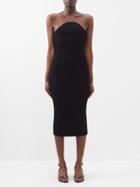 Khaite - Rummer Rib-knitted Dress - Womens - Black