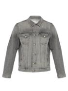 Matchesfashion.com Frame - L'homme Distressed Denim Jacket - Mens - Grey