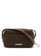 Jacquemus - Le Baneto Leather-trim Canvas Cross-body Bag - Mens - Khaki