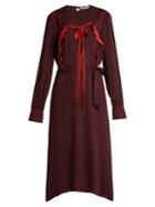 Preen Line Renata Tie-front Ruffle Dress