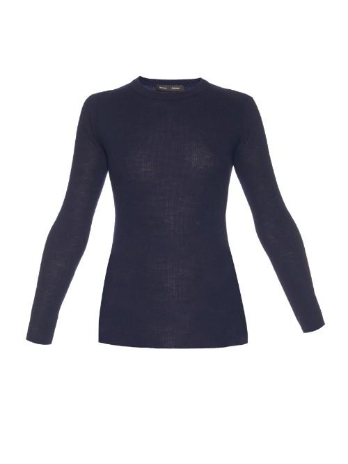 Proenza Schouler Open-back Long-sleeved Knit Sweater