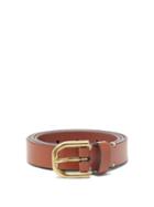 Mens Accessories Raey - Slim Bridle-leather Belt - Mens - Tan