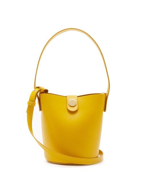 Matchesfashion.com Sophie Hulme - Nano Swing Bucket Bag - Womens - Yellow