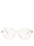 Matchesfashion.com Chlo - Willow Octagonal Acetate Glasses - Womens - Nude