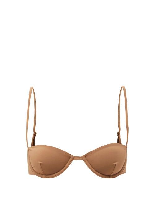 Ladies Beachwear Totme - Underwired Bikini Top - Womens - Light Brown
