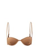 Ladies Beachwear Totme - Underwired Bikini Top - Womens - Light Brown