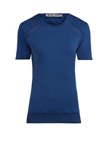 Matchesfashion.com Adidas By Stella Mccartney - X Parley For The Oceans Essential T Shirt - Womens - Blue