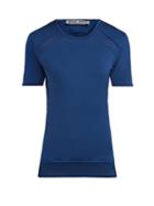 Matchesfashion.com Adidas By Stella Mccartney - X Parley For The Oceans Essential T Shirt - Womens - Blue