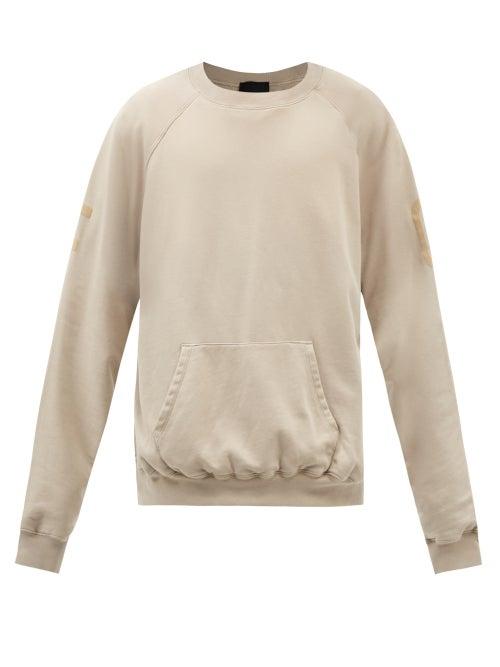 Fear Of God - Logo-print Cotton-jersey Sweatshirt - Mens - Grey