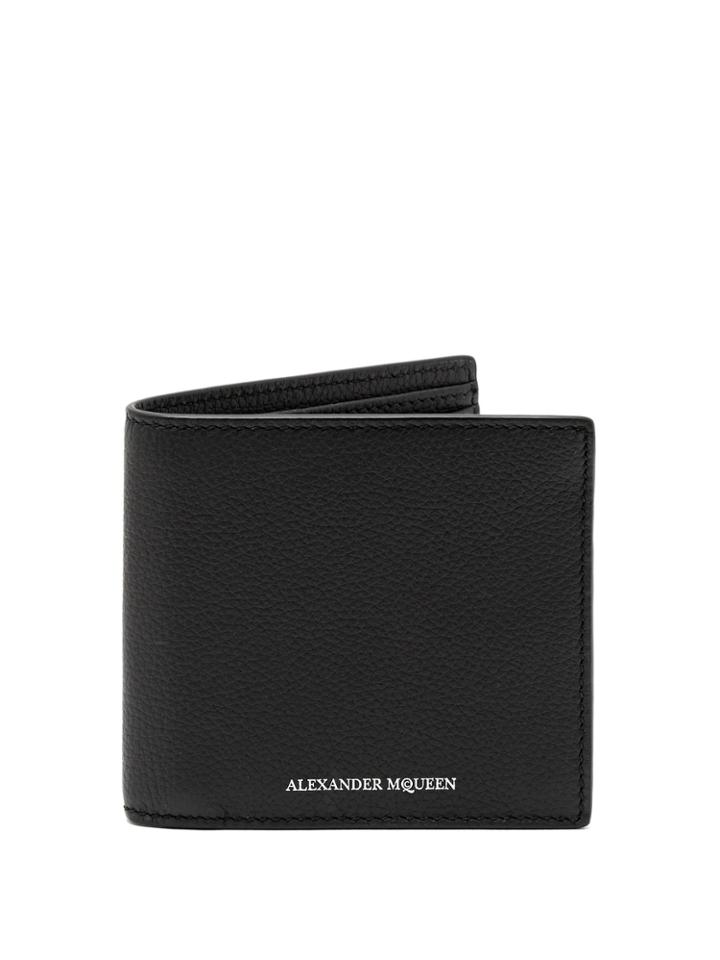 Alexander Mcqueen Bi-fold Logo-print Wallet