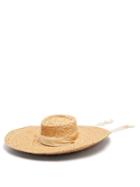 Matchesfashion.com Zimmermann - Oversized Straw Hat - Womens - Ivory
