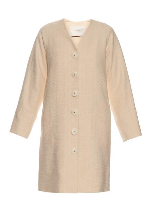 Adam Lippes Single-breasted Cotton Coat