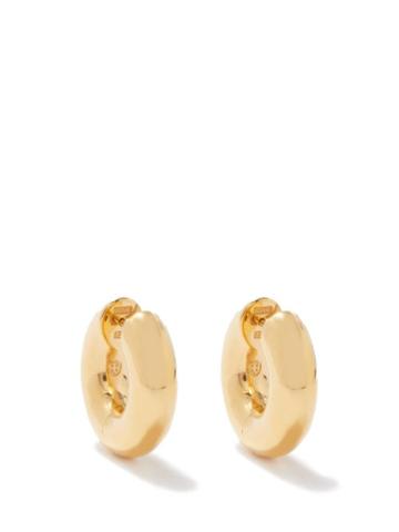 All Blues - Almost Gold-plated Hoop Earrings - Womens - Gold