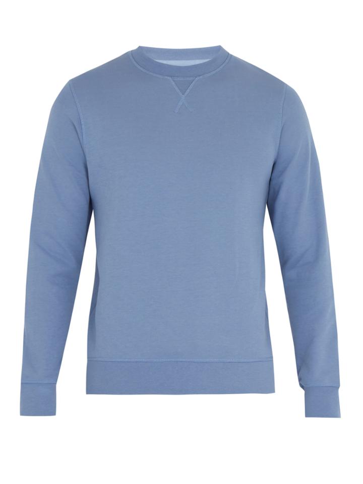 Frescobol Carioca Crew-neck Cotton-blend Sweatshirt