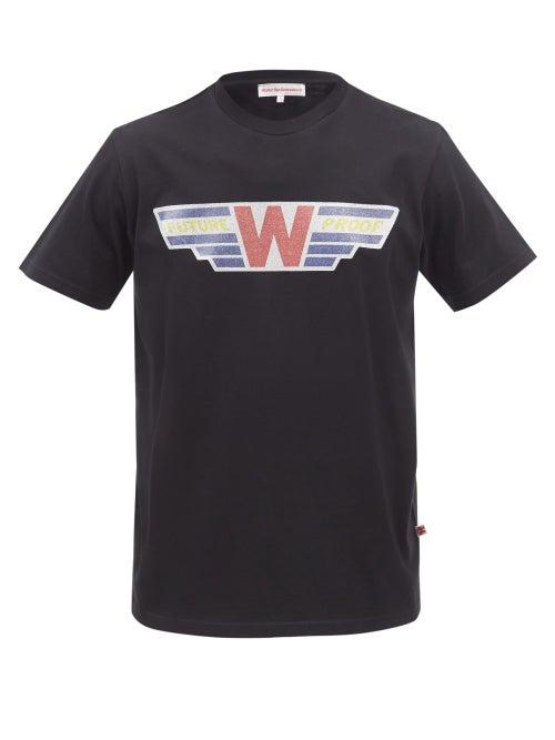 Walter Van Beirendonck - Future Proof-print Cotton-jersey T-shirt - Mens - Black