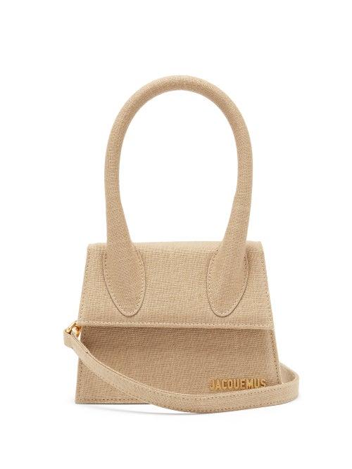 Matchesfashion.com Jacquemus - Chiquito Canvas Cross-body Bag - Womens - Dark Beige