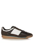 Maison Margiela Retro Low-top Suede And Leather Trainers